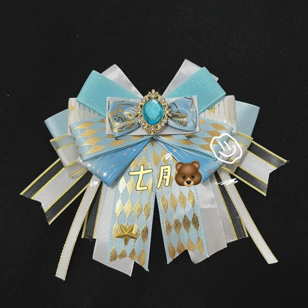 Original and Personalized New Product Luxurious Bow Tie Brooch Lolita Dress Shirt Collar Accessories High-end Jewelry Gifts