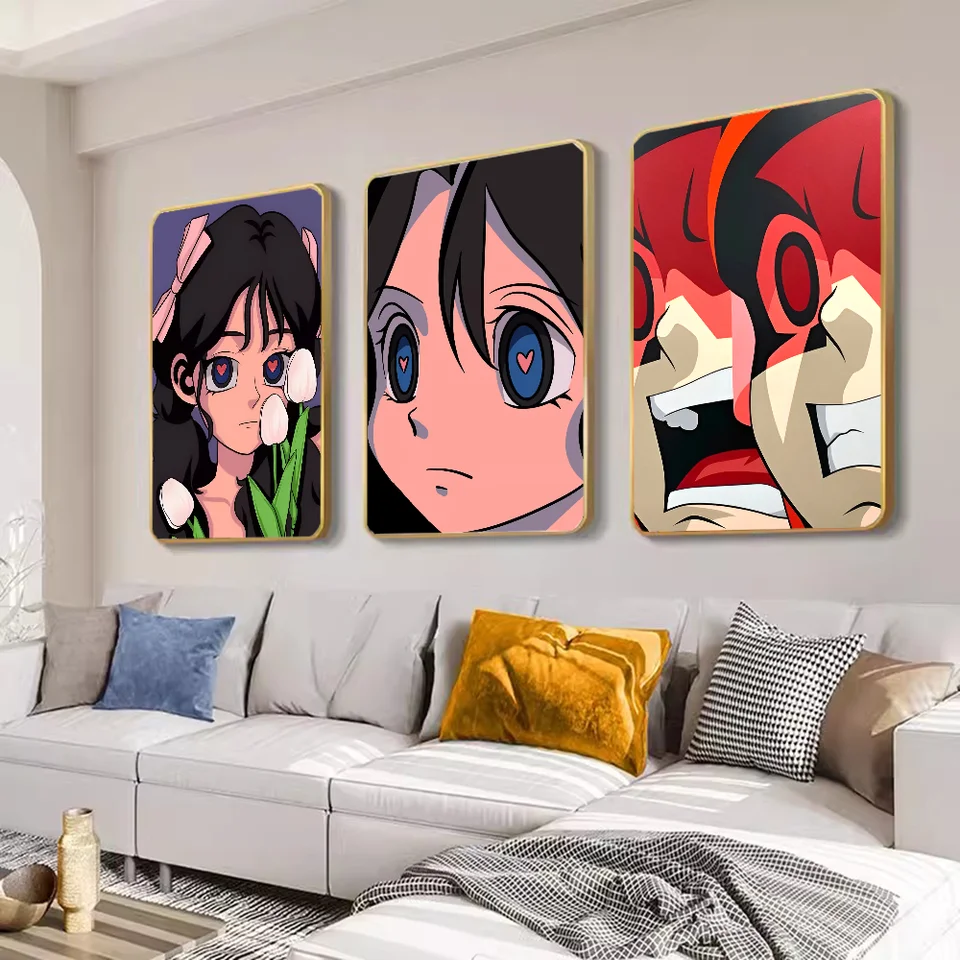 ミニマリストカップルポスター白黒抽象線画壁アートプリントキャンバス