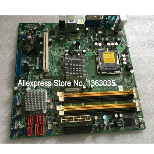 AIMB-566 REV.A1 AIMB-566VG-00A1E Карта процессора промышленной материнской платы протестирована и работает 1