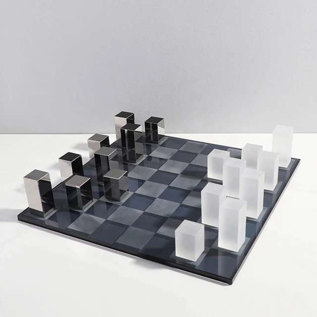 Quadro de xadrez de mármore moderno para decoração do quarto, peças de  xadrez abstratas, peças minimalistas, estilo criativo, luxo acessível,  quente - AliExpress