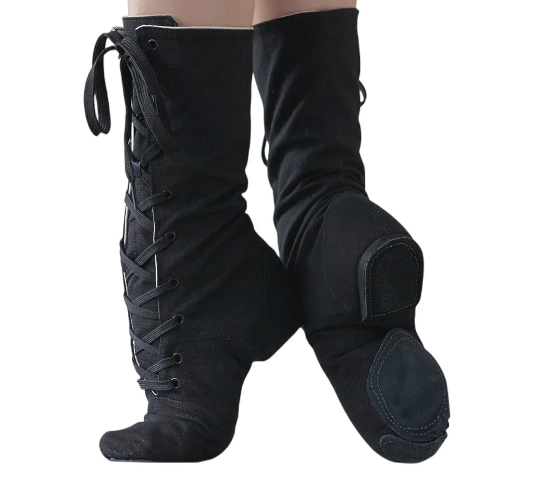 Dance Shoes 27cm Long High Top Jazz Boot Stage Boots For Girls Women Dance Performance