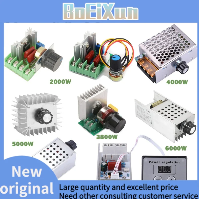 Dimmer AC 220V 5000W - Regolatore Tensione SCR, Per Luci O Motori, Con Case Metallico, Attenuazione Progressiva - Foto 12