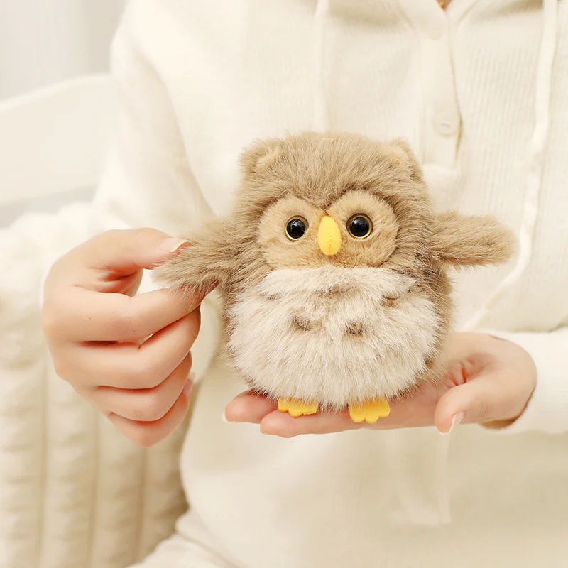 Magnetic Animal Plush Toys Mini Penguin Owl Doll Funny Standing - Main Image