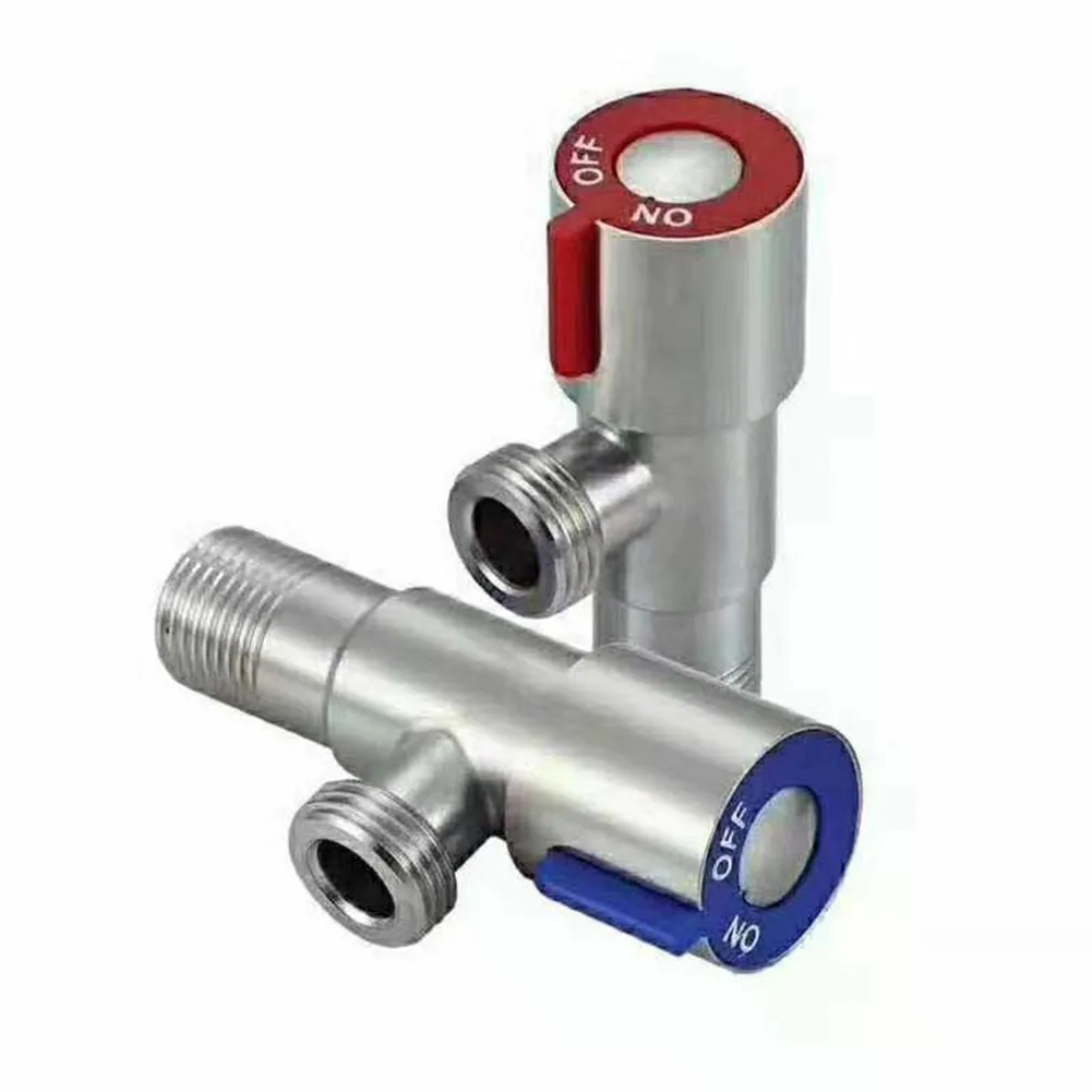 

Stainless Steel Triangle Valve Toilet Water Stop Valve Water Heater Single Cold Valve Water Pressure Regulator