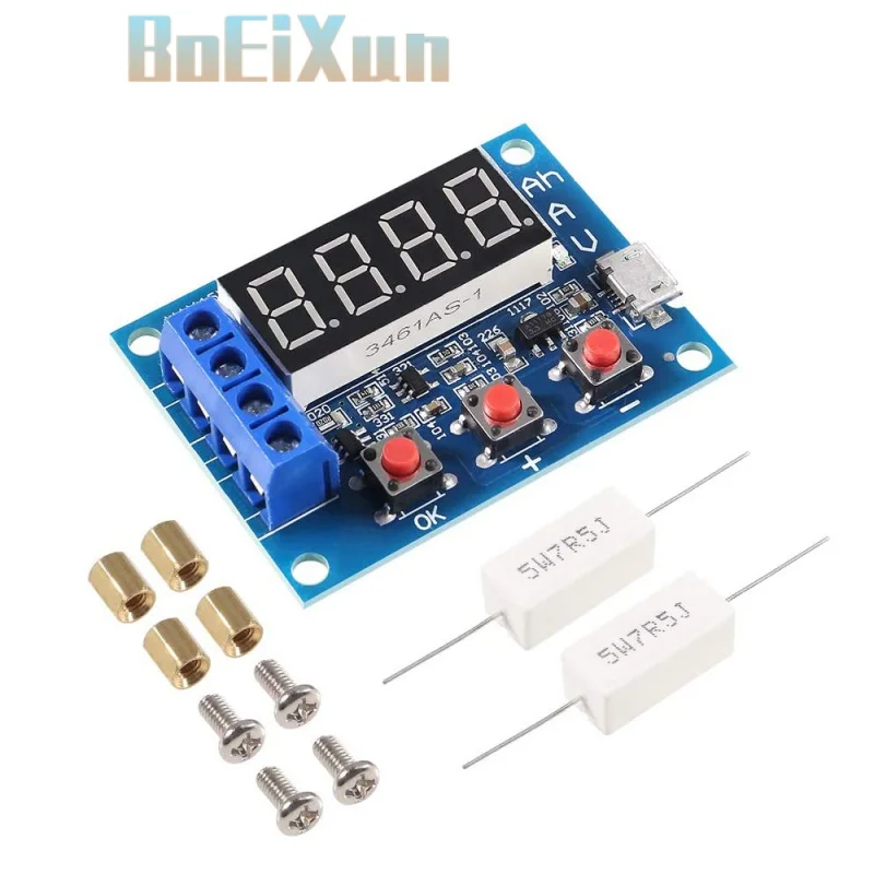 

10PCS 1.2V 12V 18650 ZB2L3 Li-ion Lithium Battery Capacity Tester + Resistance Lead-acid Battery Capacity Meter Discharge Tester