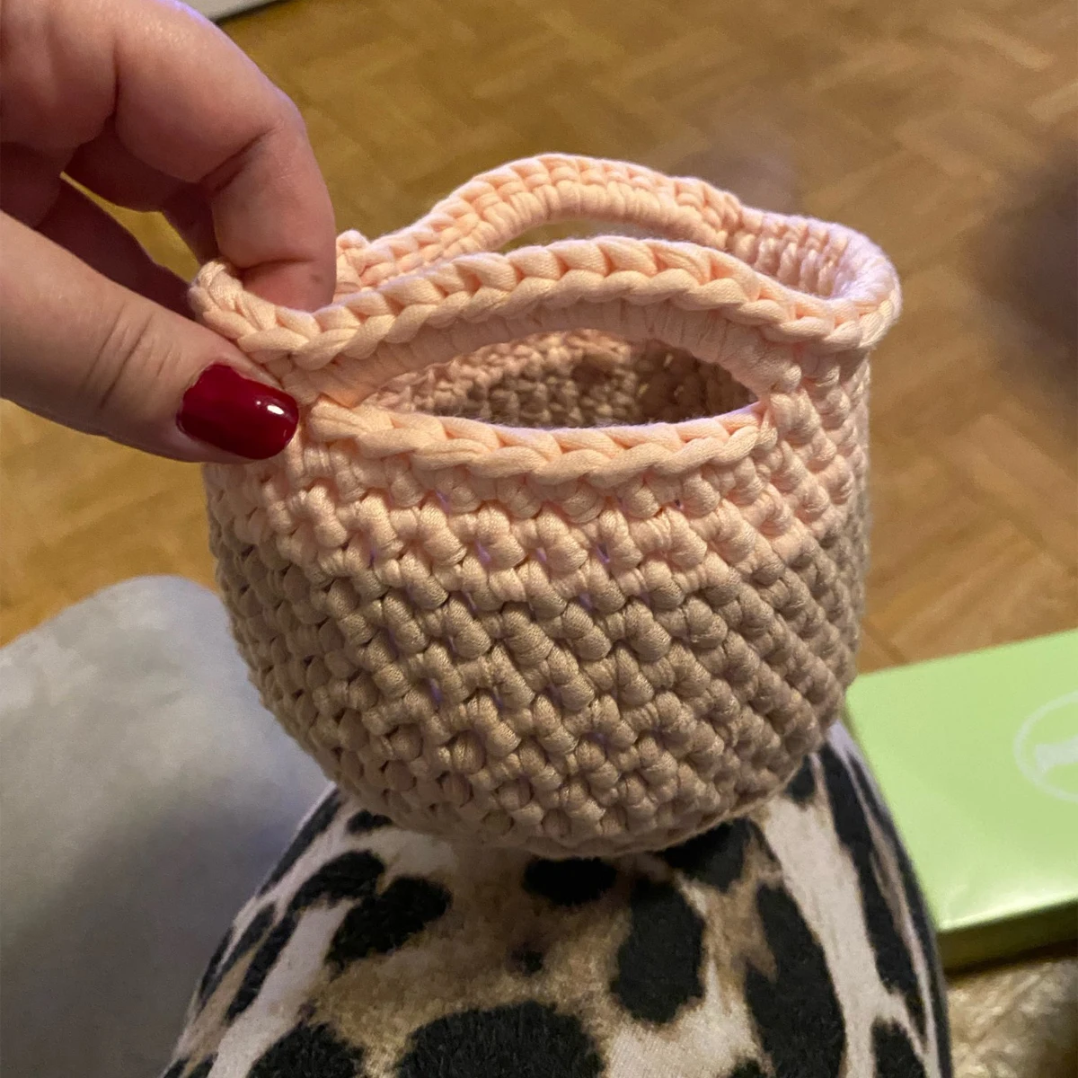 Crochet Knitting Tape Thick Cloth Fabric Strip Yarn 100%Polyester Craft for Hand Knitting Crochet Cushion Blanket Low Elasticity 5