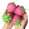 Simulated Color-changing Strawberry Squishy Kids Anti Stress Relief Ball Fidget Decompression Toys for Children Sensory Autism 3