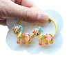 2PCS New Unicorn Cute Girls Elastic Hair Bands Kids Princess Hair Accessories Children Hair Ties Baby Headwear