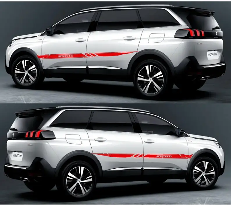 

Наклейка в полоску, совместим с Peugeot 5008