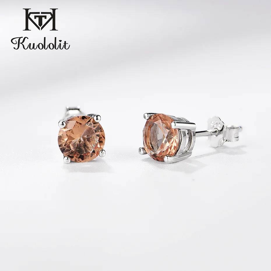 Boucles D'oreilles En Argent 925 Avec Aigue-marine Bleue En Forme De Goutte - Dormeuses