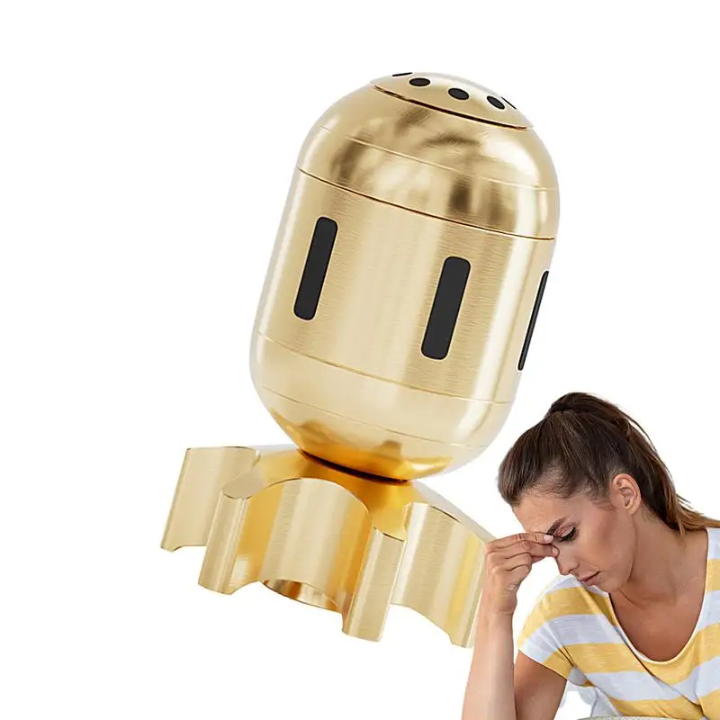 

Torpedo фиджет-антистресс, латунная Магнитная металлическая ядерная игрушка, Офисная скульптура, домашний декор для подростков, детей, взрослых