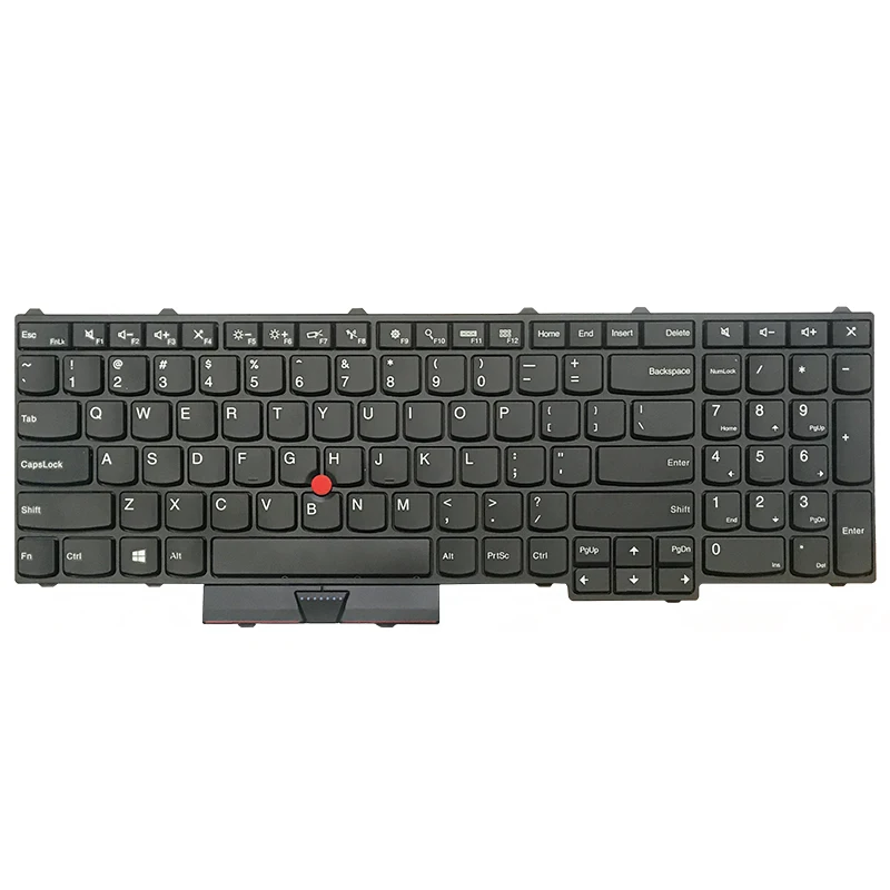 

US English Backlit Keyboard for Lenovo Thinkpad P51 P71 Backlight Teclado 01HW200 01HW282 SN20M15446 Fit P50 P70