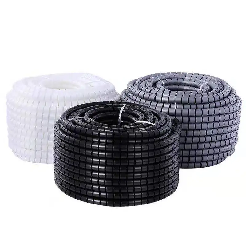 

50/100Meters 16mm 40mm Line Organizer Pipe Protection Flexible Spiral Wrap Winding Cable Wire Protector Cable Sleeve Cover Tube