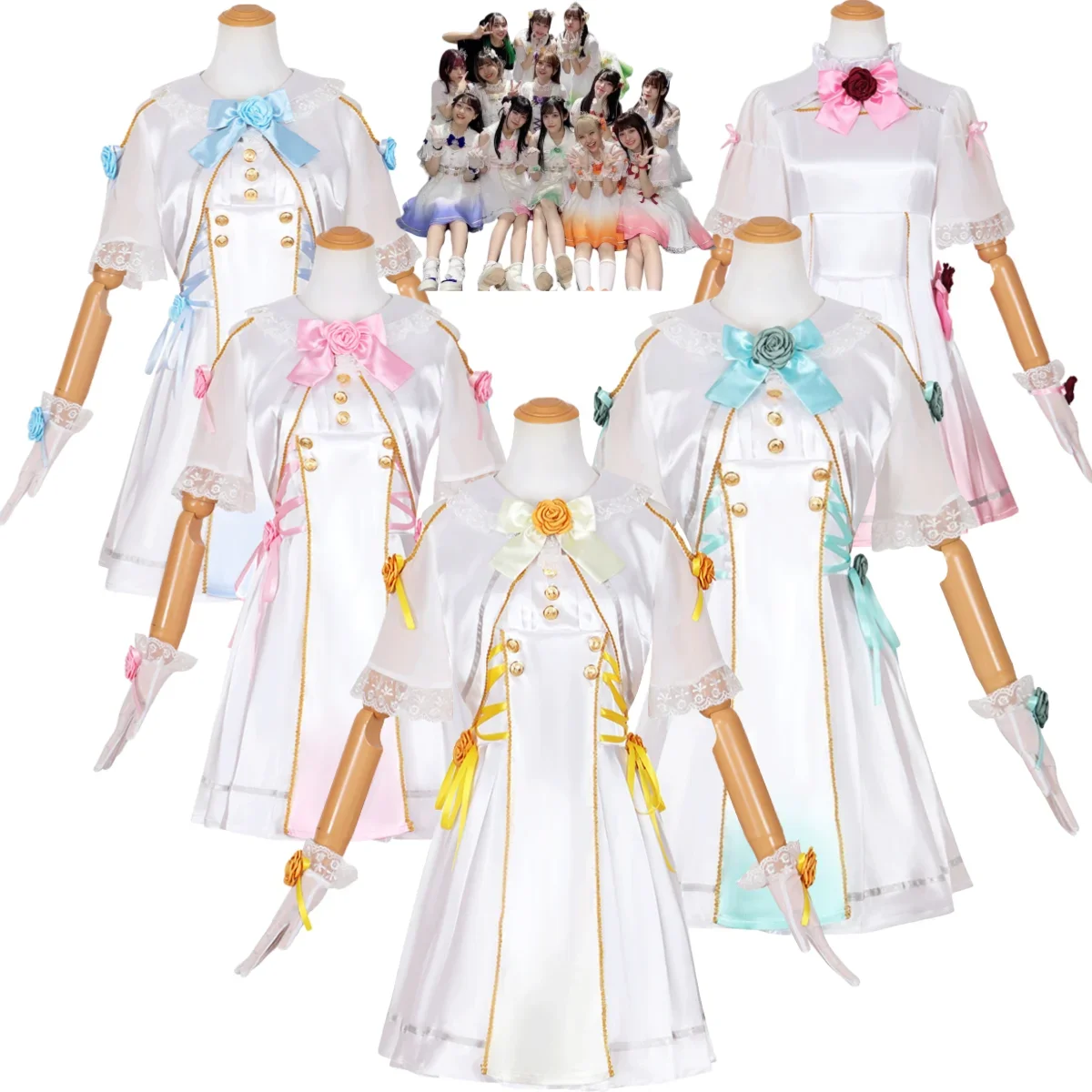 

Костюм для косплея аниме «Love Live nijiguan 5» Чжун ланчжу Осака Shizuku Nakasu Kasumi ueхара Ayumu, костюм для косплея «Вечный момент»