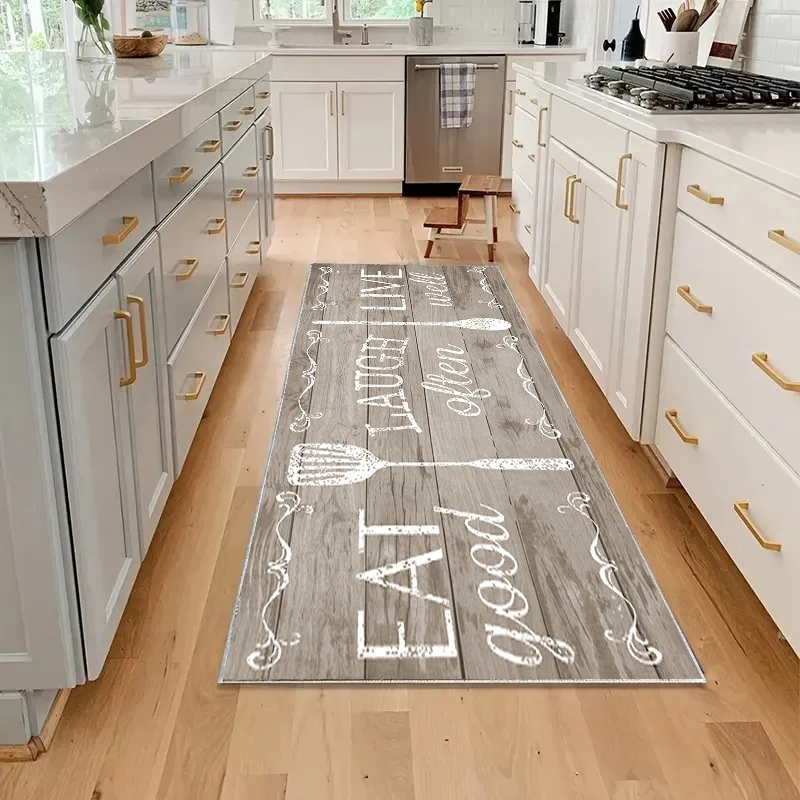 1/2PCS Modern Simple Kitchen Mat Set Long Strip Absorbent Oil Absorbent Foot Mat Household Bathroom Door floor mat