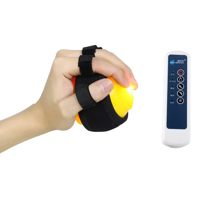 Electric Hand Massage Ball Infrared Heating Stroke Hemiplegia Finger Passive Training Improve Finger Cramps Finger Flexibility