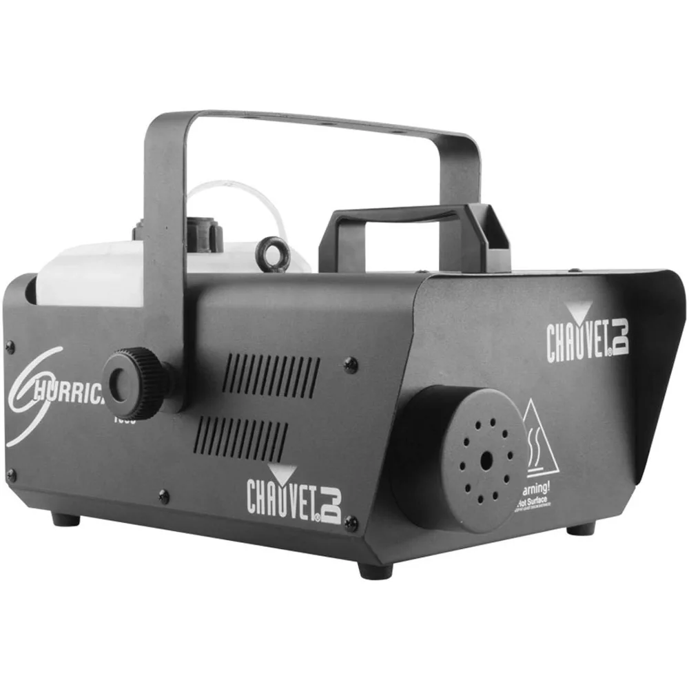 

CHAUVET DJ Hurricane 1600 Compact High-Output Fog Machine w/Timer Remote & Automatic Shut-Off, BLACK