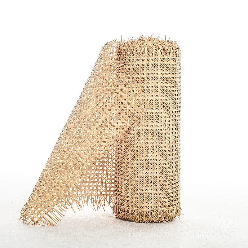 30-55CM Wide Natural Rattan Cane Webbing Sheets Indonesia Rattan Roll Wall Decor Furniture DIY Repair Material rattan cane weaving material rattan weaving material