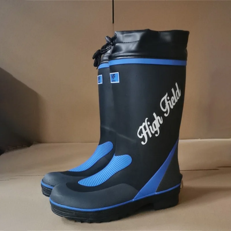 Chaussures de pêche imperméables semelle caoutchouc antidérapante pour rochers et pêche à la mouche