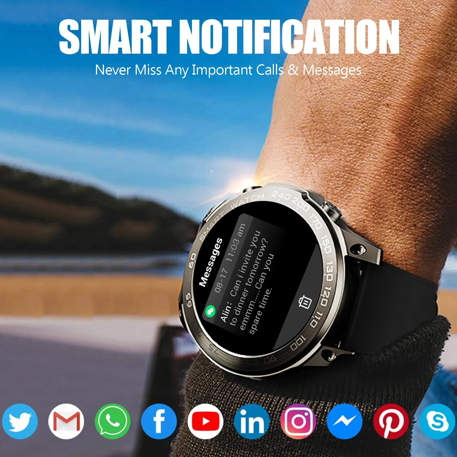 EIGIIS Ʈ ġ  1.43 &amoled  ȭ  ǰ  400mAh  ð  ȵ̵ IOS