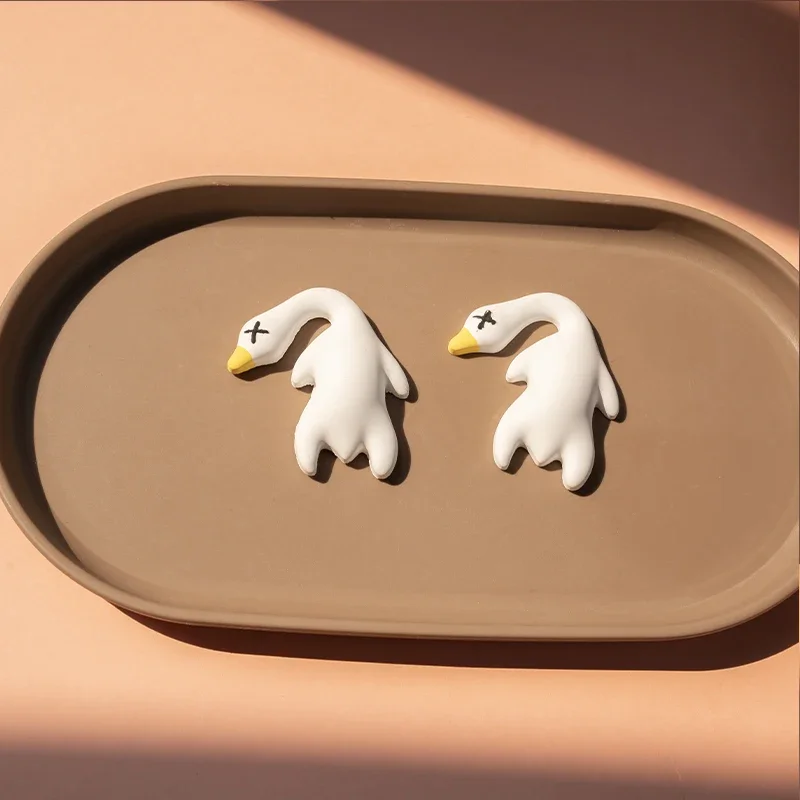 Mini Roast Duck Silicone Mould Handmade Duck Soap Plaster Crafts Resin Cement Mold DIY Chocolate Decoration Cake Baking Supplies