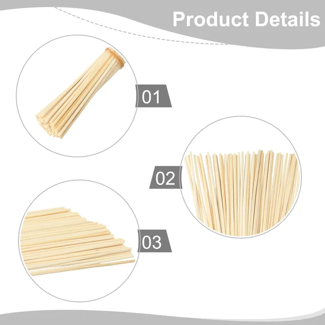 Pack Of 50 Bamboo Tutors 150 Cm (12-14 Mm) - Rods For Plants