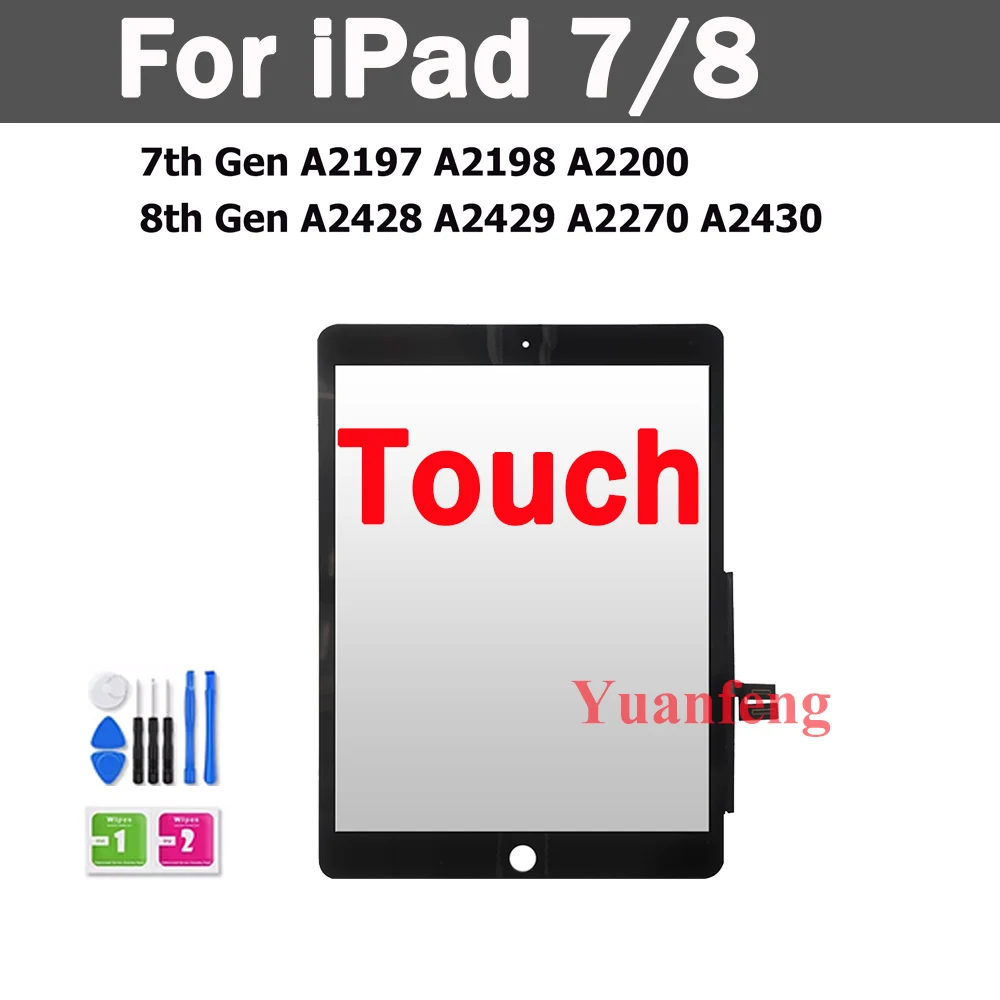 iPadのタッチスクリーン IPad Pro用LCDタッチスクリーン,10.2インチ,2020インチ,A2197