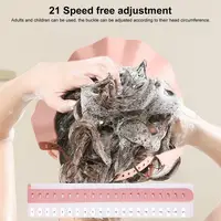 Shower Cap Shield Adjustable Bathing Head Hat Shampoo Visor Cap Soft BPA Free Hair Washing Shield For Head Ear Eye Protection 2