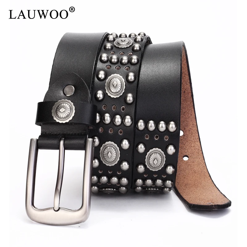 Lauwoo Leather Belt Men Belt For Men Cow Genuine Leather Strap Designer  Belts Male Ceinture Homme High Genuine Leather Belt