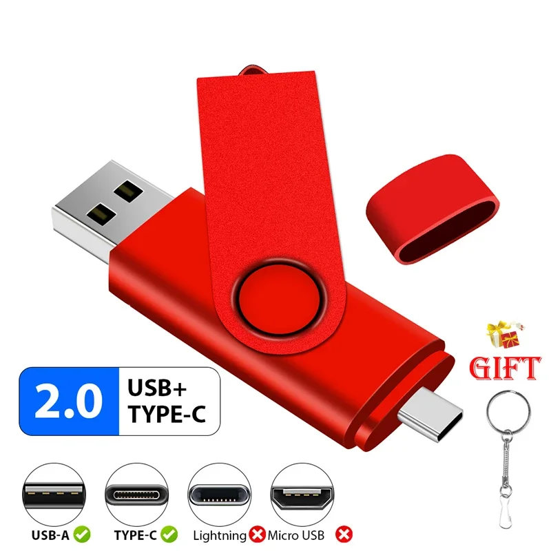 Type C USB Stick, 128GB, 2-in-1 USB C Memory Stick, Portable, USB 2.0 Pen Drive for MacBook Pro, Android Mobile Phone, Pad, Laptop and Computer (Grey Type C USB Stick, 128GB, 2-in-1 USB C Memory Stick, Portable, USB 2.0 Pen Drive for MacBook Pro, Android Mobile Phone, Pad, Laptop and Computer (Grey