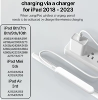 For Apple Pencil 2 Wireless Charging Palm Rejection Stylus Pen for iPad Air 4 5 Pro 11 12.9 Mini 6 Accessories for iPad Pencil 2