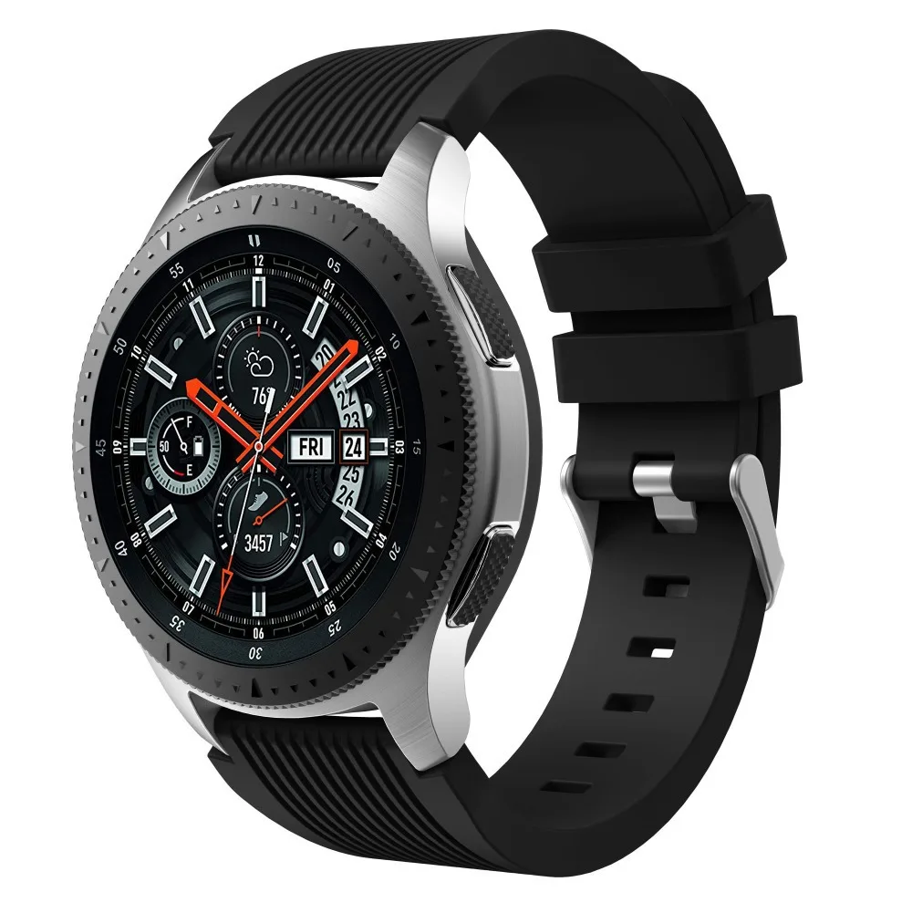 Versatile Silicone Watch Band – 20mm/22mm, Available for Multiple Smartwatches