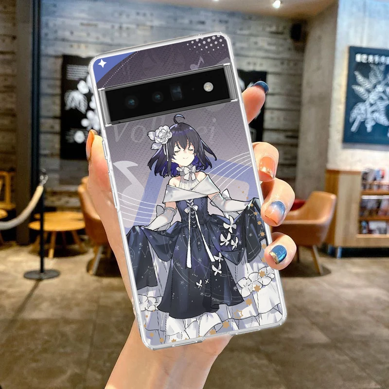 Silicone Shockproof Soft Transparent Phone Case Cover - Honkai Impact 3rd Design