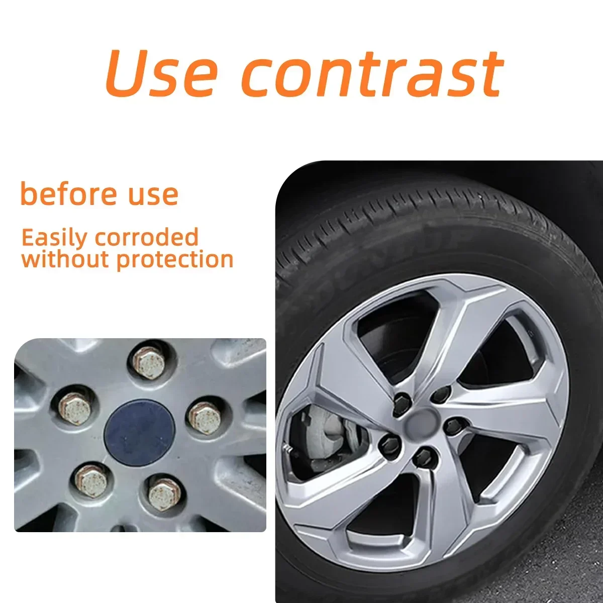 Car Wheel Nut Caps Wheel Nut Caps Wheel Nut Covers Bolt Nut Covers Protection Covers Caps Anti-Rust Auto Hub Screw Cover Car Tyre Nut Bolt Exterior Decoration 20Pcs 17/19/21mm
