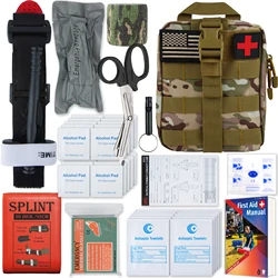 Mergency Survival First Aid Kit Military Tactical turnstile Admin Medical tourniquet Camping Gear Molle IFAK EMT for Trauma