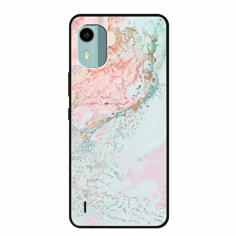 Marble Soft Silicone TPU Phone Back Cover Case - Stylish Protective Bumper