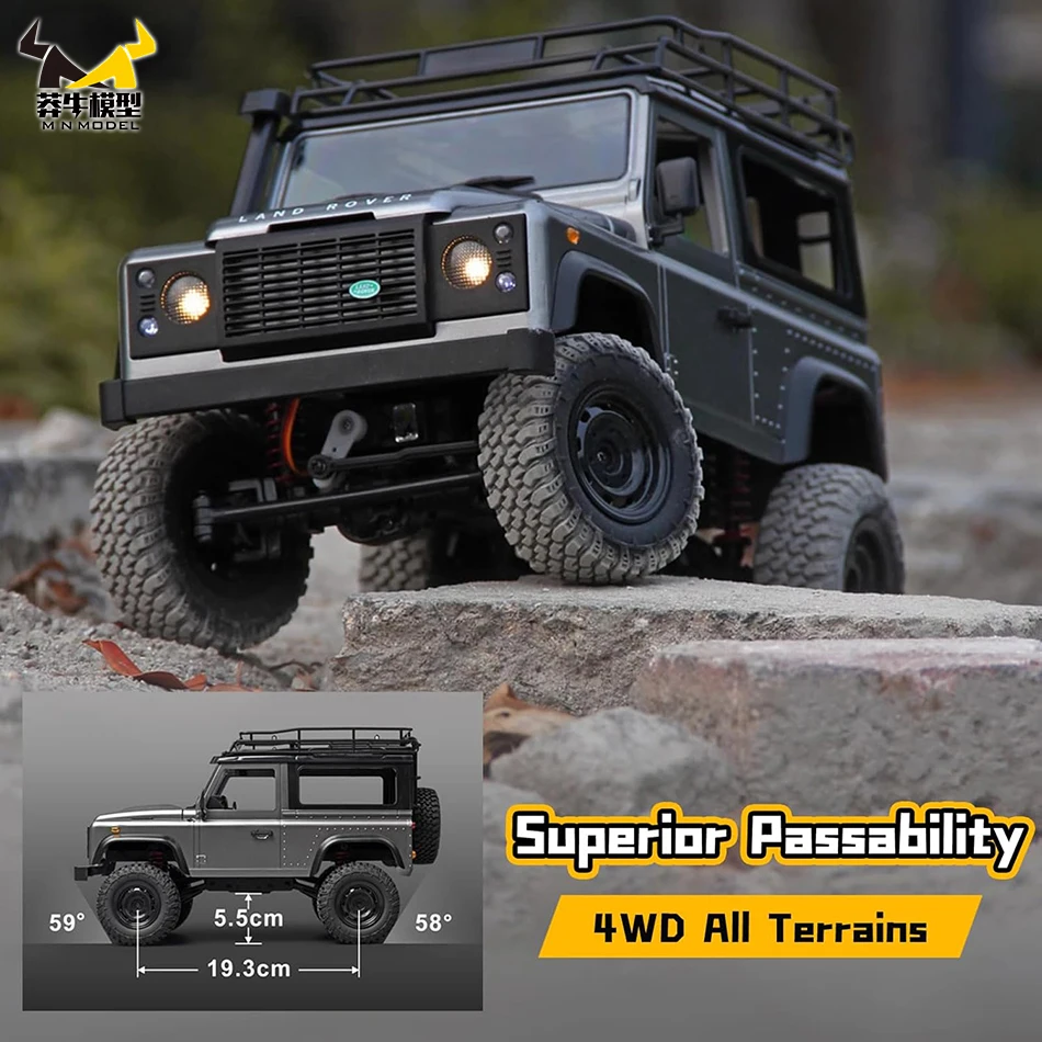 공식 라이선스 1/12 4WD 오프로드 RC카 MN98 Mn99S 2.4G 무선 조종 SUV 버전 전동 클라이밍 자동차 모델 장난감 (어린이용)