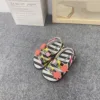 Mini Melissa Girls Sandals Summer New Contrast Color Cow Pattern Flat Children Sandals Fashion Baby Boys Girls Beach Shoes 4