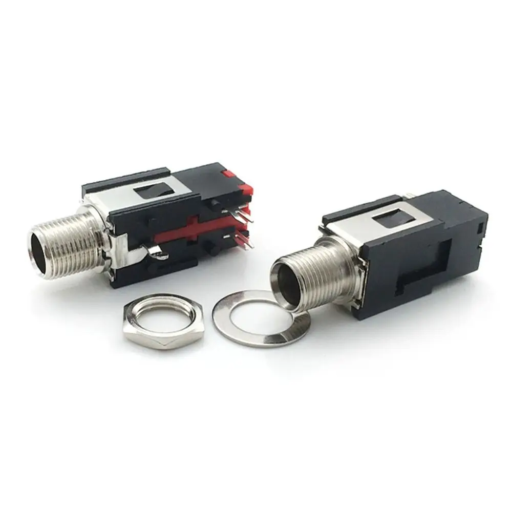 Premium 6.35mm Audio Connector with Thread Lock System