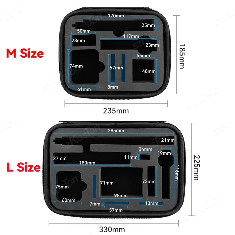 Camera Carrying Case Box for Insta360 X5 X4 X3 X2 Camera Portable Storage Bag Protective Case For Insta360 X4 Action Camera Accessories