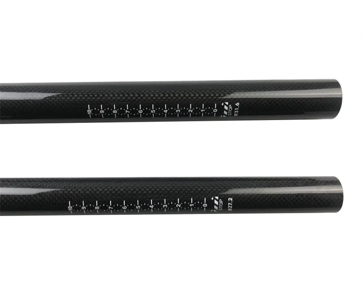 Carbon Bicycle Seatpost | Offset-Free Design | Black Matte Gloss Finish