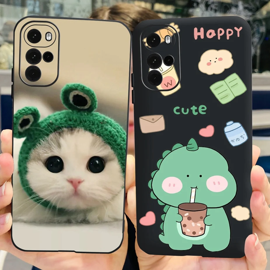 Fashionable Painted Soft Silicone Phone Case - Stylish Protective Back Cover