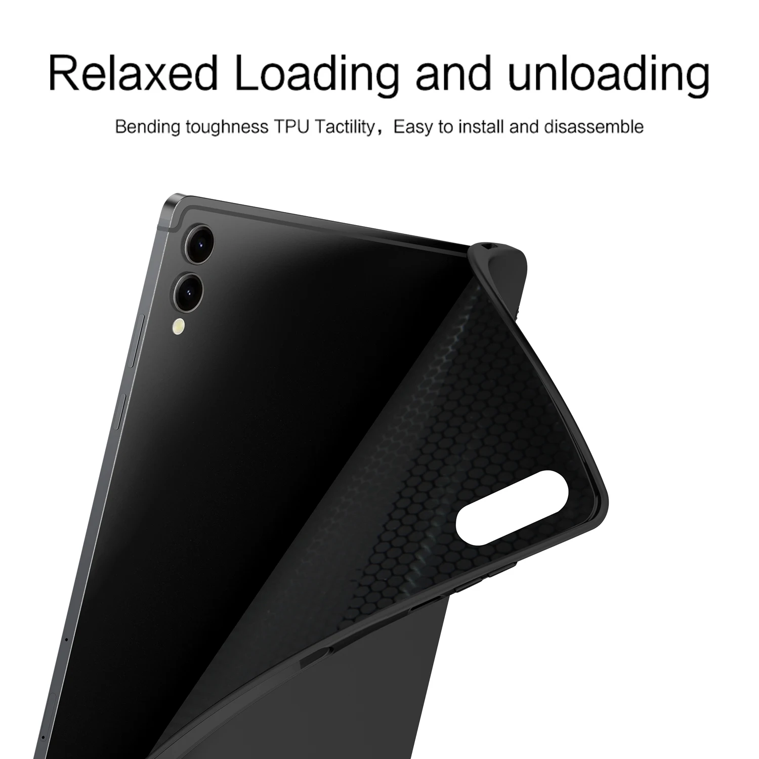 Premium Silicone TPU Soft Tablet Case - Sleek Back Cover 14.6