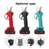 21V Cordless Electric Pruning Shears Pruning Garden Scissors Bonsai Tree Pruning Branches Battery Cutter Landscaping Garden Tool 5