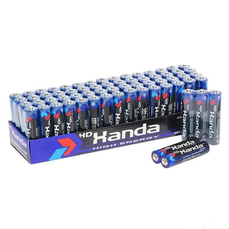 AAA 1.5V 70mAh Disposable No.7 Carbon Zinc Manganese Dry Battery Suitable for Weight Scale Wall Chart Electronic Clock Toy 60pcs