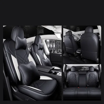 

High quality! Custom special car seat covers for Tesla Model 3 2022-2017 breathable durable eco seat cushion,Free shipping