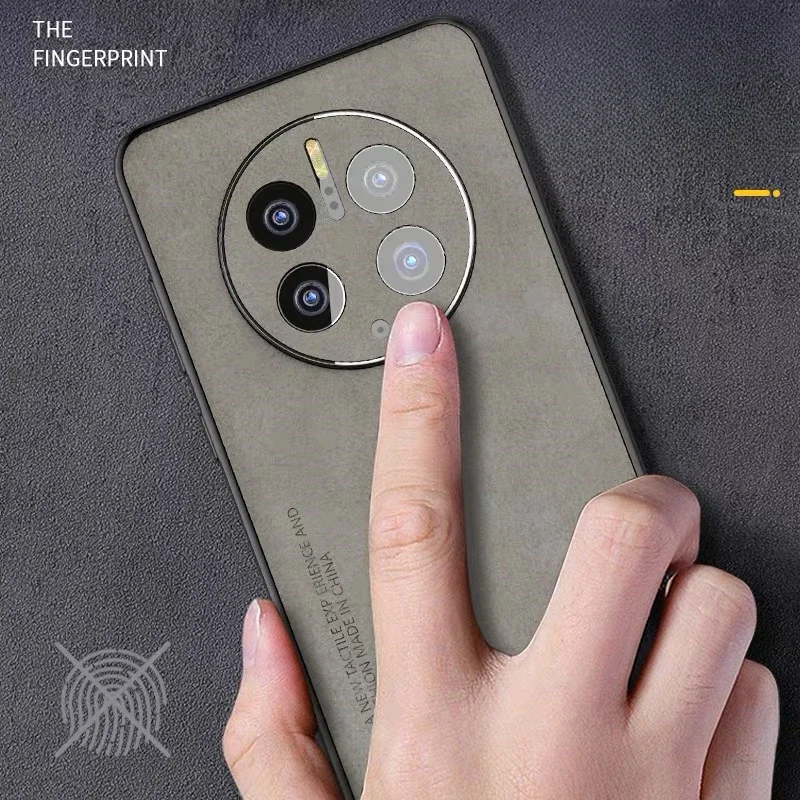 Luxury Retro Matte Sheepskin Phone Case - Anti-Fingerprint Shockproof Protective Cover