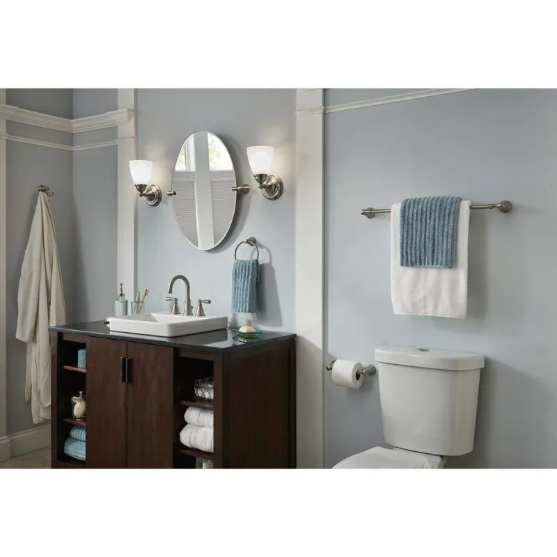 3-Piece Bath Accessory Kit in Brushed Nickel