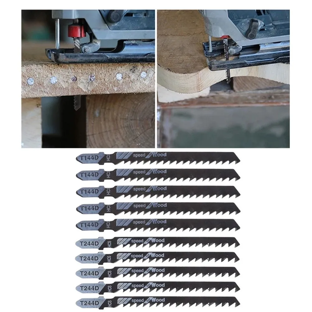 

Jigsaw Blades Saw Blades Home & Garden Board Cutting Durable High Carbon Steel High Speed Saw Blade T144D T244D