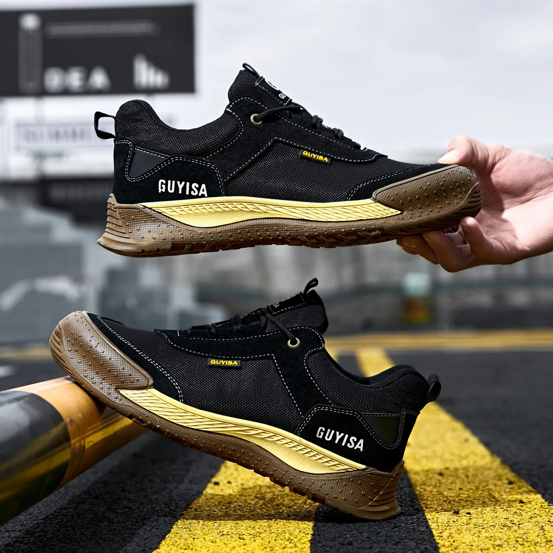 ArmorToe Steel Toe Safety Shoes – Anti‑Smash, Anti‑Stab, Non‑Slip Work Shoes 25 S4af3e8dc3d6a4f66920997f852ff00c9W